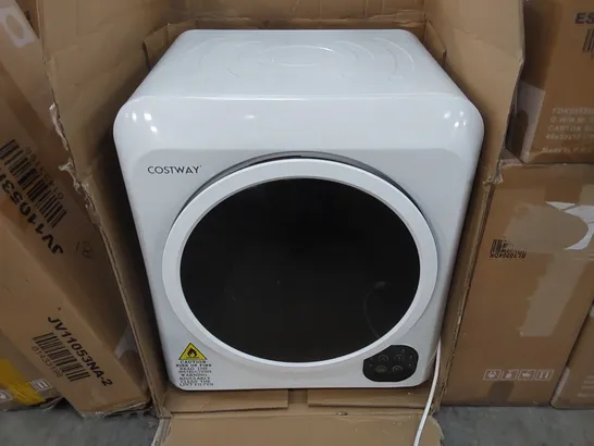 COSTWAY 1700W ELECTRIC TUMBLE LAUNDRY DRYER STAINLESS STEEL TUB 6 KG/91L