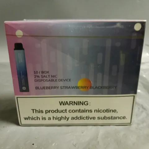 SEALED 10-PACK OF ENE LEGEND 3500 PUFF BLUEBERRY STRAWBERRY VAPES