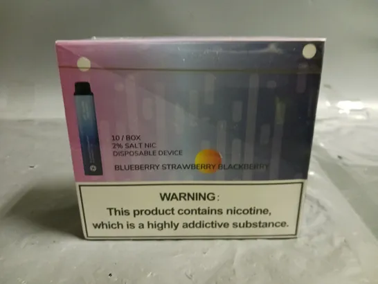 SEALED 10-PACK OF ENE LEGEND 3500 PUFF BLUEBERRY STRAWBERRY VAPES