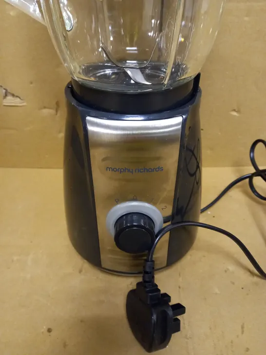 MORPHY RICHARDS TOTAL CONTROL GLASS TABLE BLENDER