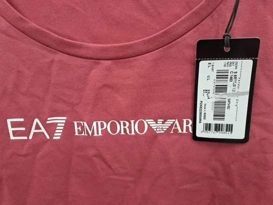 EMPORIO ARMANI PINK T-SHIRT - EU L