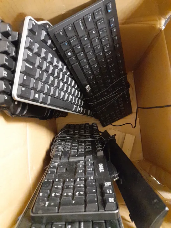 BOX OF 5 ASSORTED DELL USB KEYBOARDS  