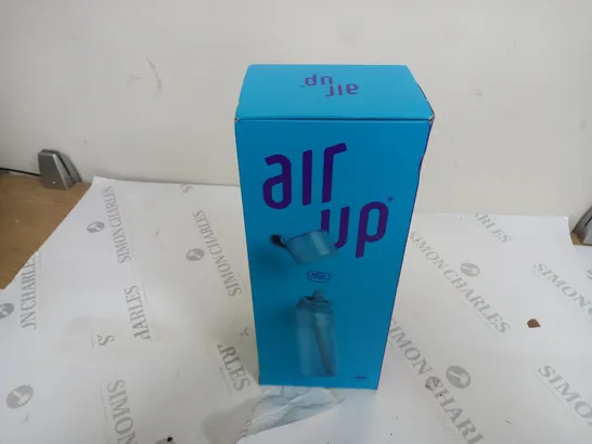 BOXED AND SEALED AIR UP BOTTLE IN BLUE