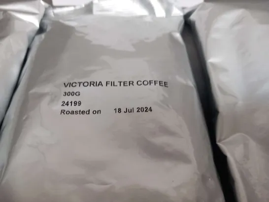 APPROXIMATELY 15 BAGS OF VICTORIA FILTER COFFEE 300G ROASTED ON 18 JUL 2024