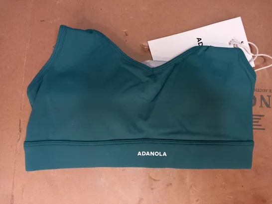 ADANOLA KEYHOLE BRA IN HUNTER GREEN SIZE S