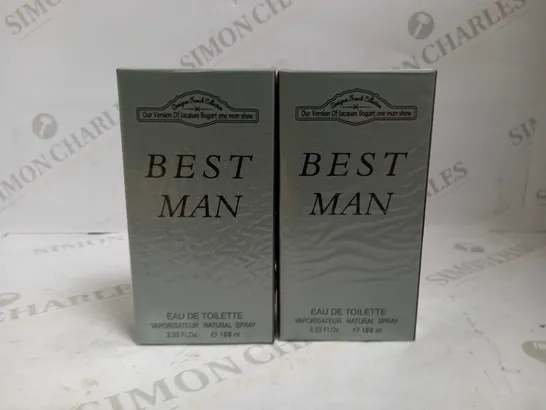 LOT OF 12 DFC BEST MAN EDT 100ML