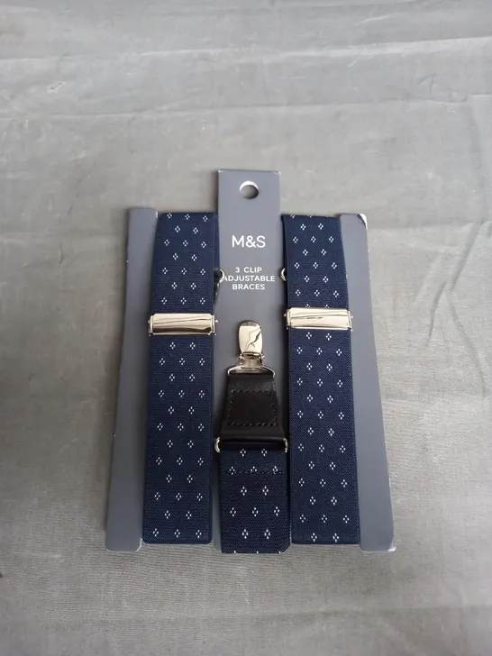 M&S 3 CLIP ADJUSTABLE BRACES 