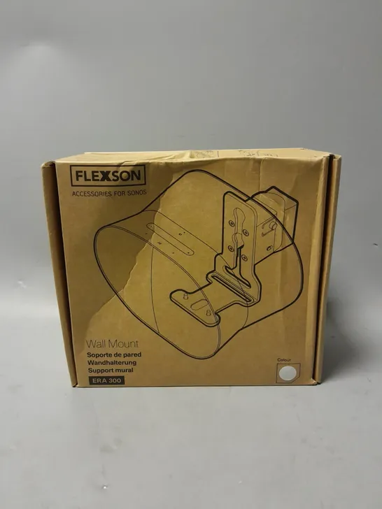 BOXED FLEXSON WALL MOUNT ERA300 - SINGLE IN WHITE