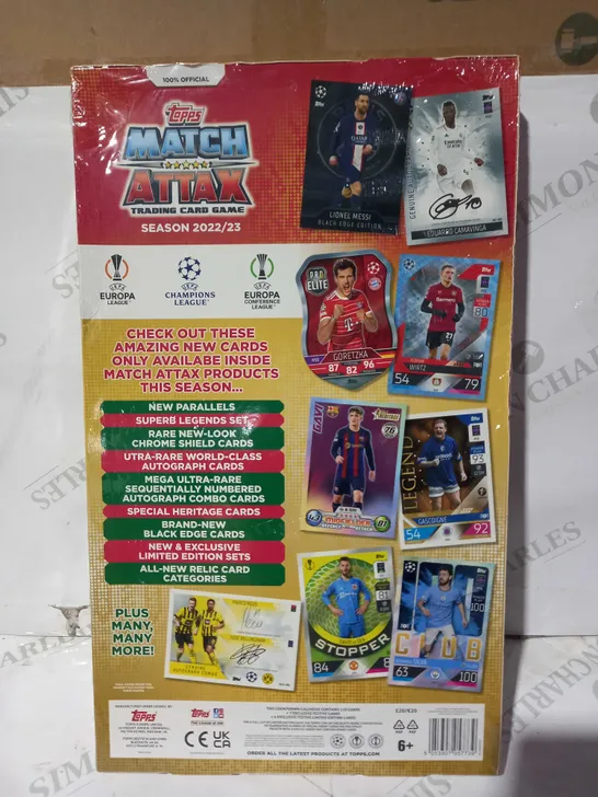 TOPPS MATCH ATTAX TRADING CARD GAME FESTIVE EDITION COUNTDOWN CALENDAR