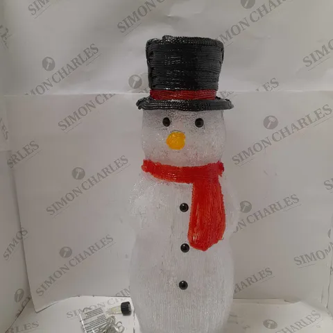 CHRISTMAS SNOWMAN WITH WHITE LEDS