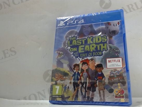 THE LAST KIDS ON EARTH AND THE STAFF OF DOOM PLAYSTATION 4 GAME