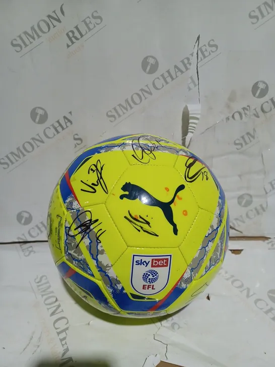 EFL CHAMPIONSHIP SIGNED BALL