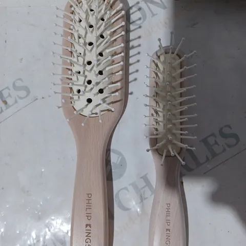 PHILIP KINGSLEY GROOMING & HANDBAG HAIR BRUSH DUO