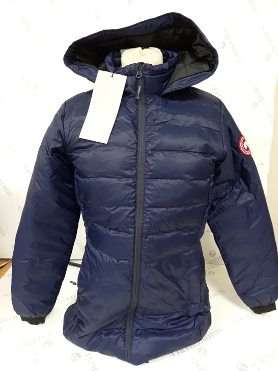 CANADA LADIES CAMP HOODED JACKET IN NAVY - XS