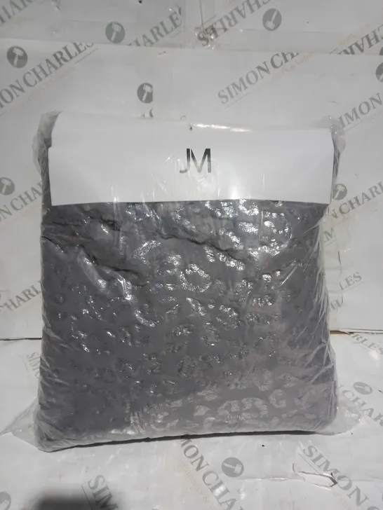 JULIEN MACDONALD ANIMAL FOIL PRINT THROW GREY 