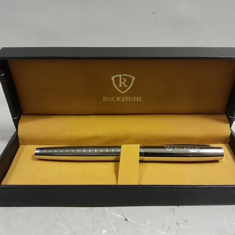 BOXED RUCKSTUHL HEAVY WEIGHTED BALLPOINT PEN