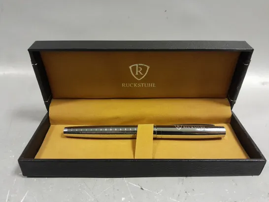 BOXED RUCKSTUHL HEAVY WEIGHTED BALLPOINT PEN