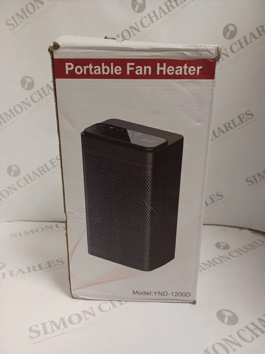 BOXED PORTABLE FAN HEATER