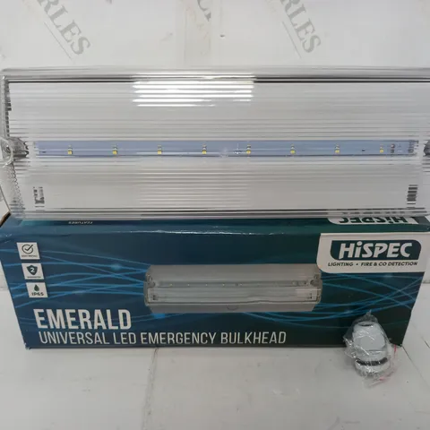 BOXED HISPEC EMERALD UNIVERSAL LED EMERGENCY BULKHEAD (HSEM/LED)