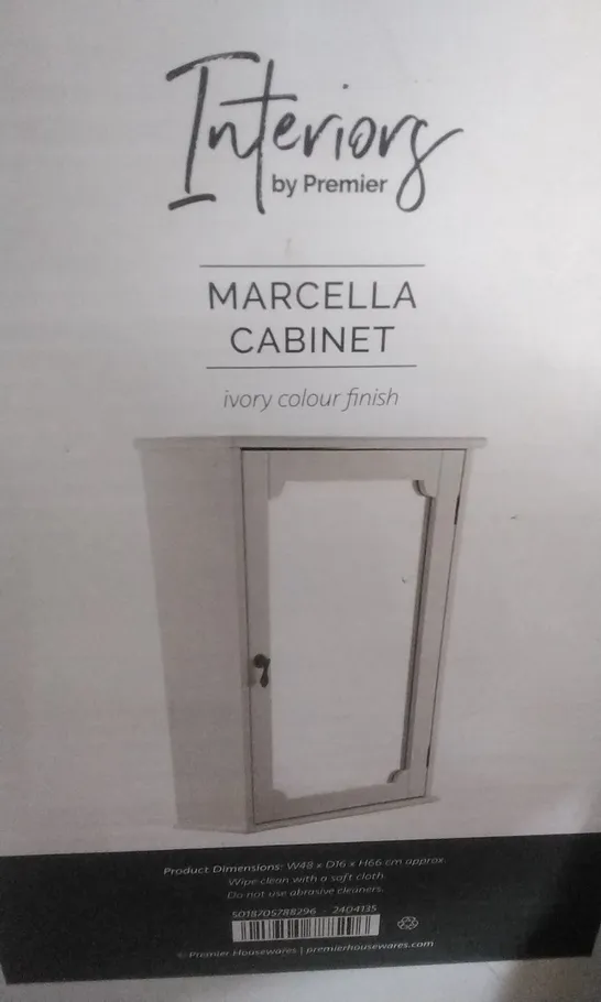 BOXED PREMIER MARCELLA CABINET - IVORY