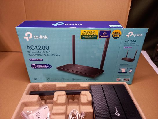 BOXED TP-LINK AC1200 WIRELLESS MODEM ROUTER