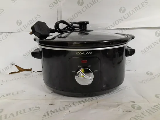 BOXED COOKWORK BLACK SLOW COOKER IN BLACK