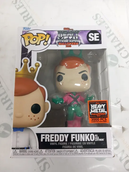 BOXED POP HEAVY METAL HALLOWEEN 2023 SE FREDDY FUNKO VINYL FIGURE 3000 PCS LIMITED EDITION