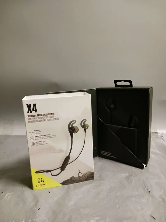 BOXED JAYBIRD X4 WIRELESS SPORTS HEADPHONES 