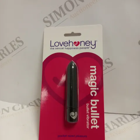 SEALED LOVE HONEY MAGIC BULLET VIBRATOR - BLACK. 