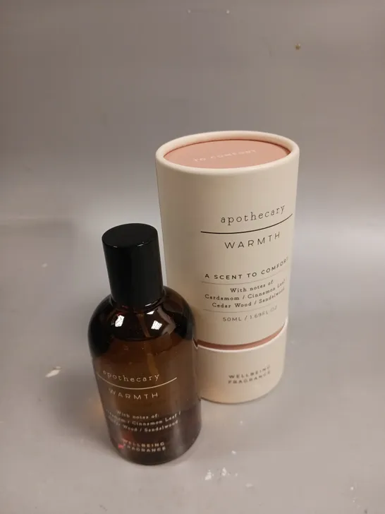 BOXED APOTHECARY WARMTH WELLBEING FRAGRANCE 50ML