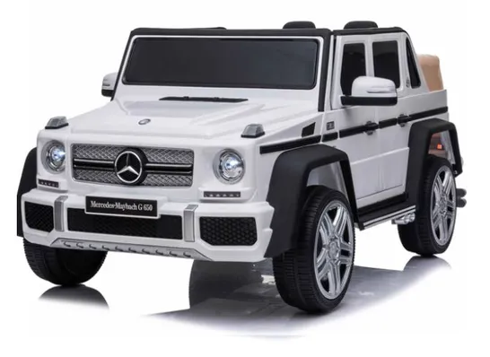 BRAND NEW BOXED LICENSED MERCEDES G650 12V KIDS ELECTRIC CAR - WHITE