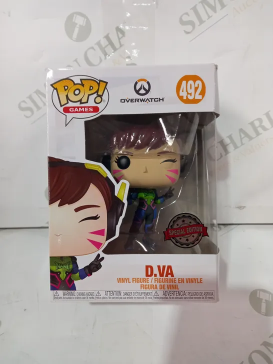 FUNKO POP GAMES OVERWATCH (492) - D.VA VINYL FIGURE