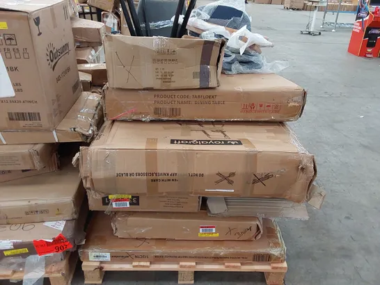 PALLET OF ASSORTED FURNITURE PARTS 