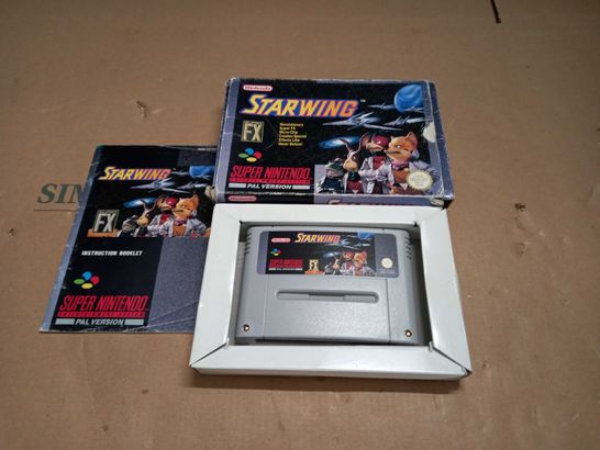 SUPER NINTENDO STARWING GAME IN BOX WITH INSTRUCTIONS