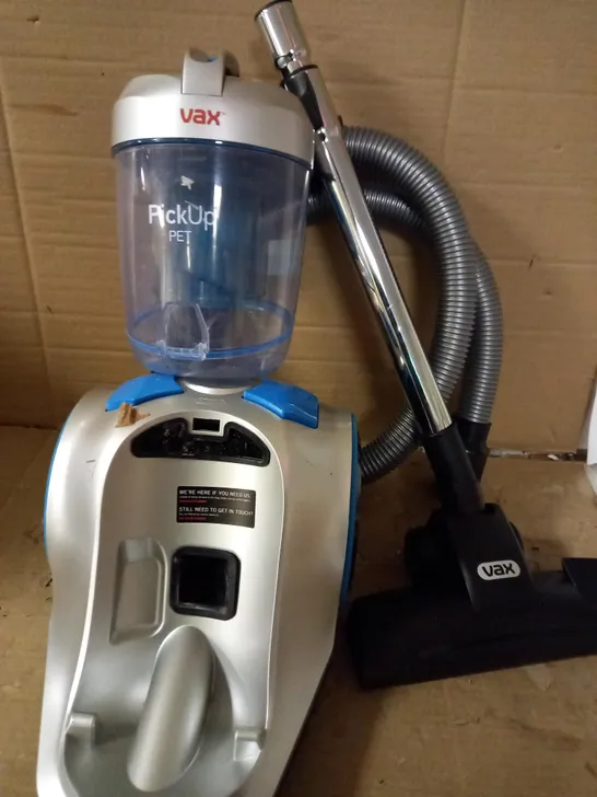 VAX PICK UP PET CYLINDER VACUUM CLEANER