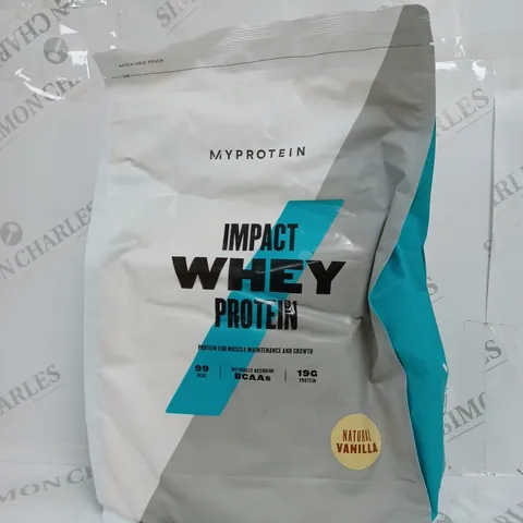 MY PROTEIN IMPACT WHEY ISOLATE NATURAL VANILLA 2.5KG