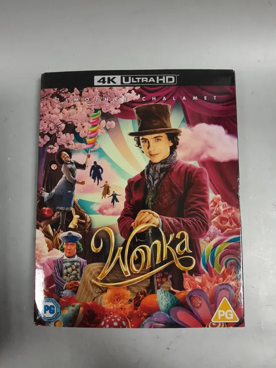 SEALED WONKA 4K ULTRA HD BLU-RAY 