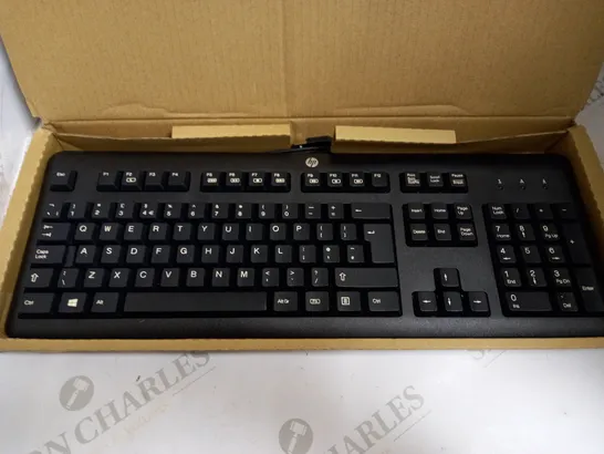 HP BLACK WIRED KEYBOARD