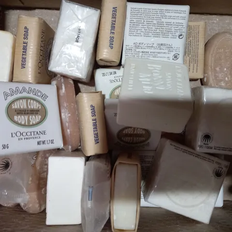 BOX OF ASSORTED L'OCCITANE SOAPS