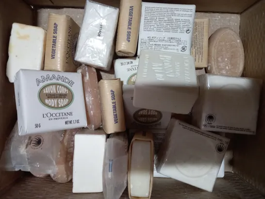 BOX OF ASSORTED L'OCCITANE SOAPS