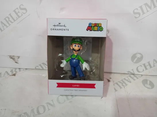 HALLMARK SUPER MARIO - LUIGI CHRISTMAS TREE ORNAMENT