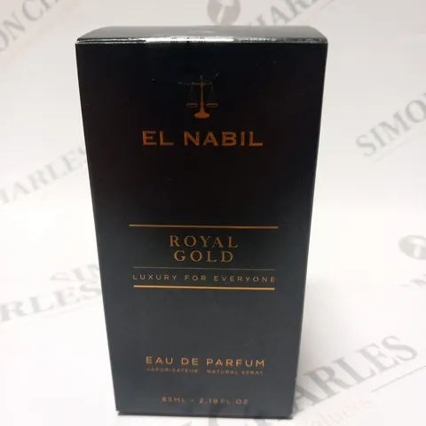 BOXED EL NABIL ROYAL GOLD EAU DE PARFUM 50ML 