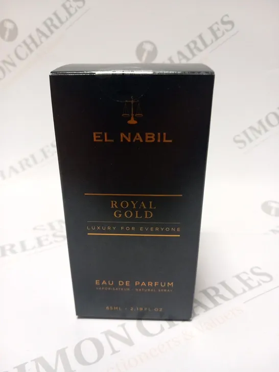 BOXED EL NABIL ROYAL GOLD EAU DE PARFUM 50ML 