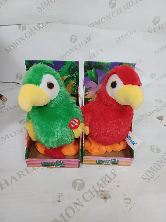 OUTLET BABBLE BUDZ SET OF 2 INTERACTIVE PLUSH TOYS