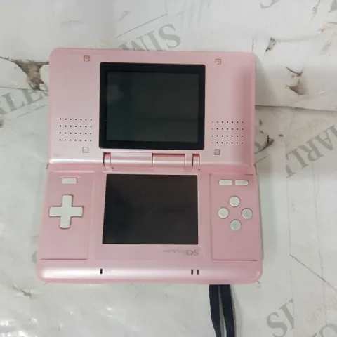 NINTENDO DS NTR-001 HANDHELD GAMES CONSOLE IN PINK