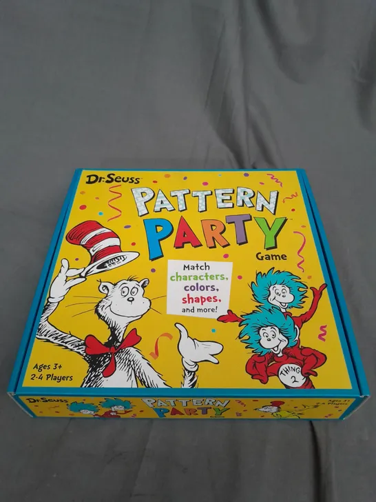 DR.SEUSS PATTERN PARTY GAME - AGES 3+