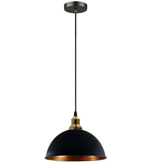 BOXED DEVONSHIRE 1 LIGHT SINGLE DOME PENDANT LAMP