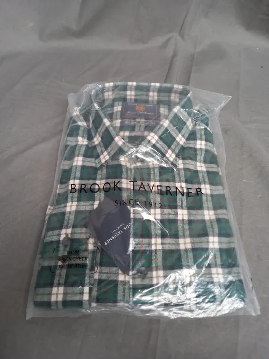 SEALED BROOK TAVENER JUNE COTTON CLASSIC FIT SHIRT - XXL