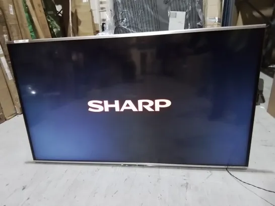 UNBOXED SHARP 70" LCD COLOUR TELEVISION - LC70UQ10KN