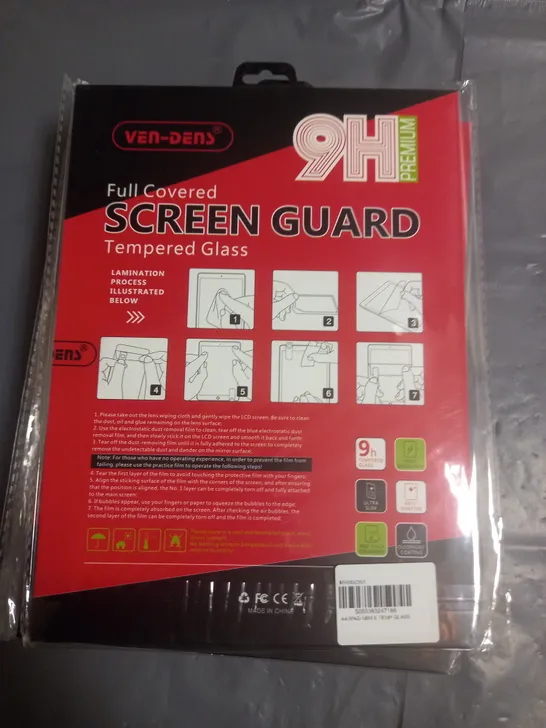 LOT OF 12 VEN-DENS FULL COVERED SCREEN GUARDS FOT IPAD MINI